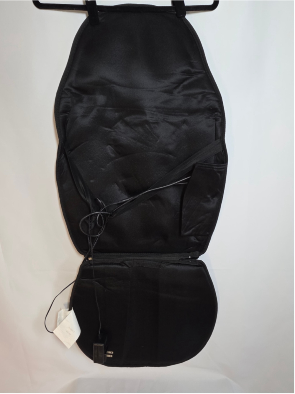 Massage Heated Seat Cushion Cover One Size Black - Picture 3 of 4